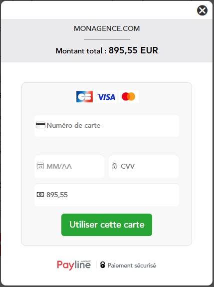 Paiement en 3 ou 4 fois