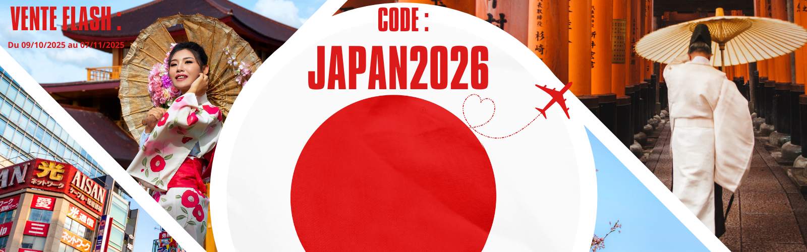 Dcouvrir le Japon avec le code promo JAPAN2026